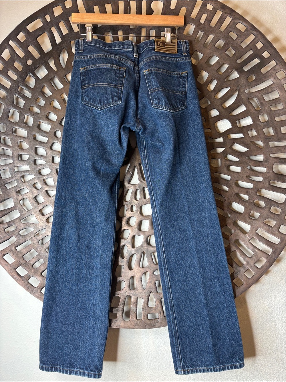 💙 Polo Ralph Lauren Straight Leg Jeans Dark Wash Classic Women’s 6 31 Inseam 💙 - Picture 3 of 12